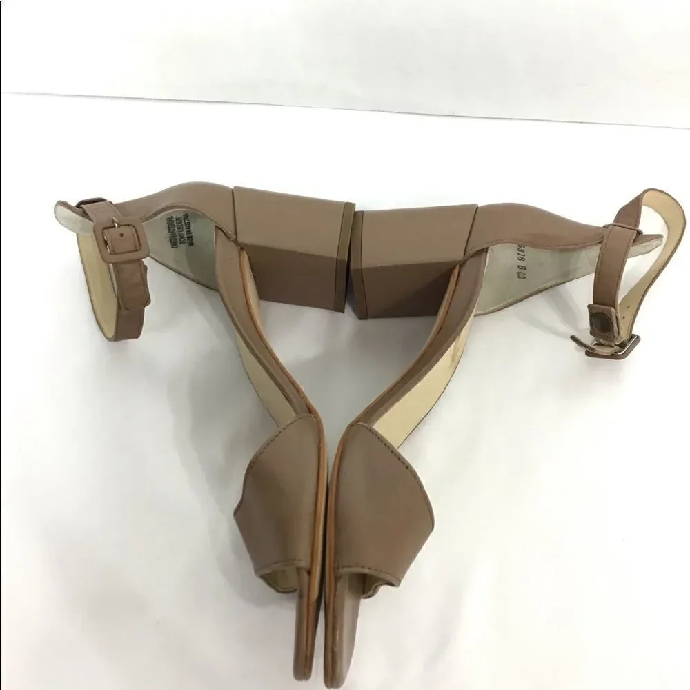 Paul Green Leather Augusta Block Heel Sandal